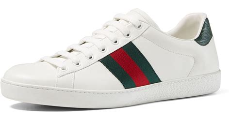 red and green Gucci shoes